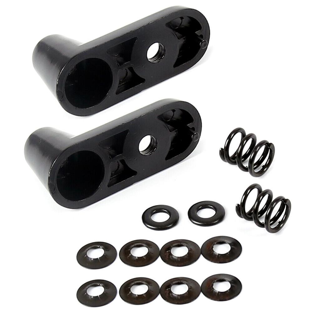 For 2003-2006 Jeep Wrangler Sun Visor Bracket Repair Kit 924-532 Black Aluminum