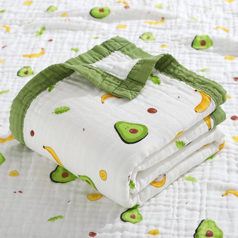Baby Six-Layer Gauze Cotton Towel & Quilt – Spring/Summer Toddler Blanket