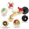 Practical Propanes Grills Adapter Quick Connecting Fitting with Pressure Gauge Metal Propanes Grills Fitting for Cooking