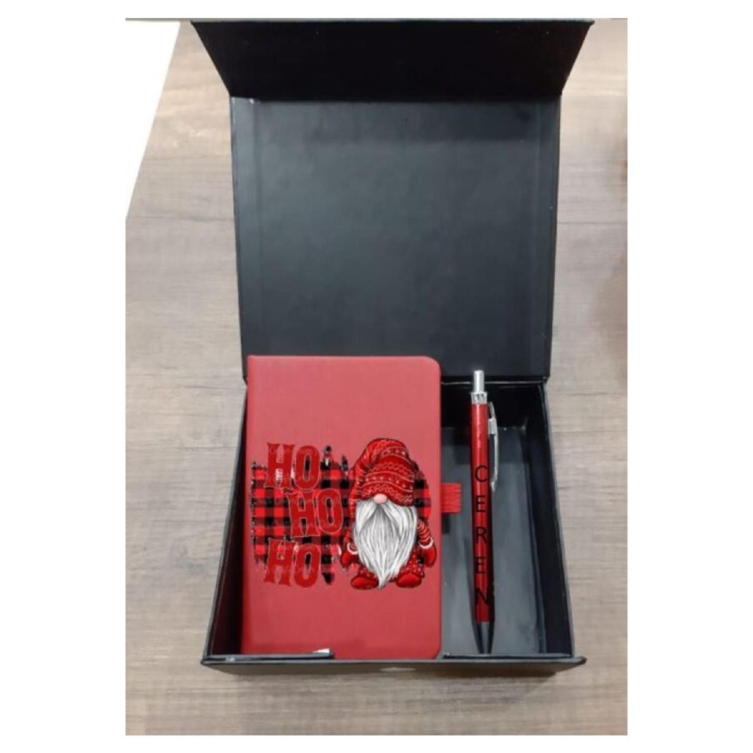 

New Year Agenda And Pen In A Specially Printed Box чорний