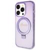 Guess Guhmp14Lhrsgsu Iphone 14 Pro 6.1 Fioletowy/Purple Hardcase Ring Stand Script Glitter Magsafe