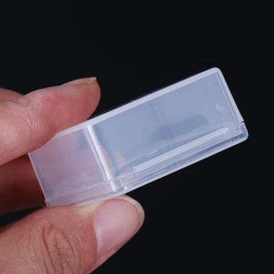 1Pcs Square Transparent Plastic Box Small Storage Box Fishing Gear Storage Screw Storage Box Beads Container