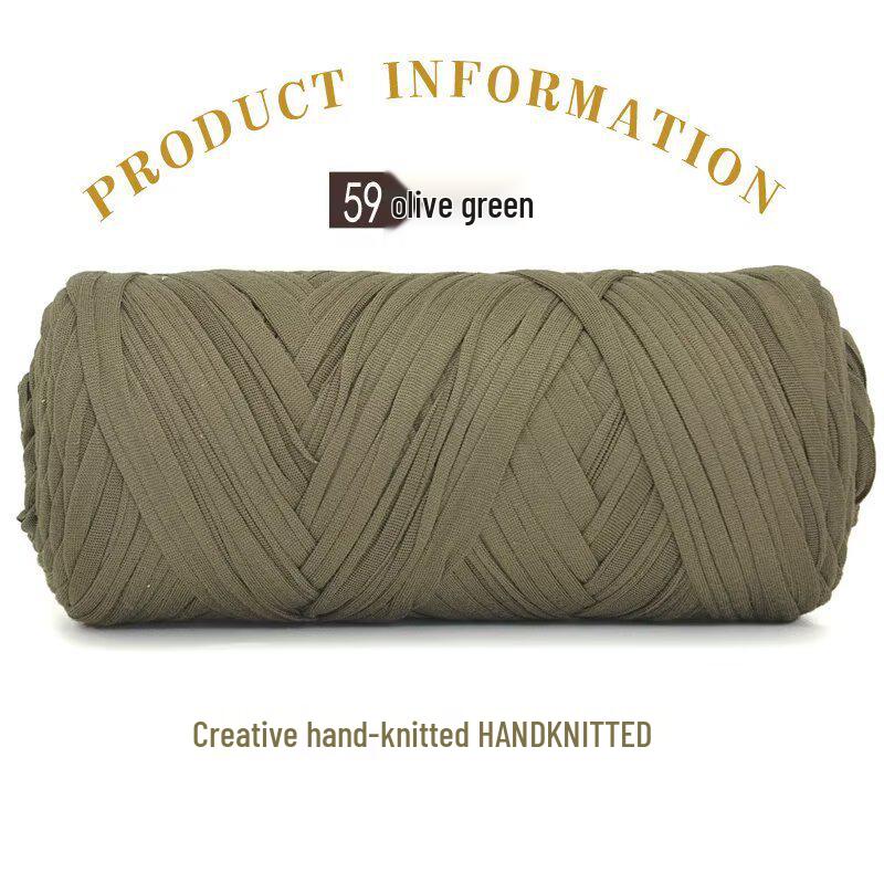 200g High Elastic Cloth Strip Yarn for DIY Weaving: Crochet Blankets, Floor Mats, Storage Baskets & More
