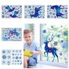 Tragbare Weihnachts-Elch-Aufkleber, DIY-Fensterglas-Aufkleber, Winter