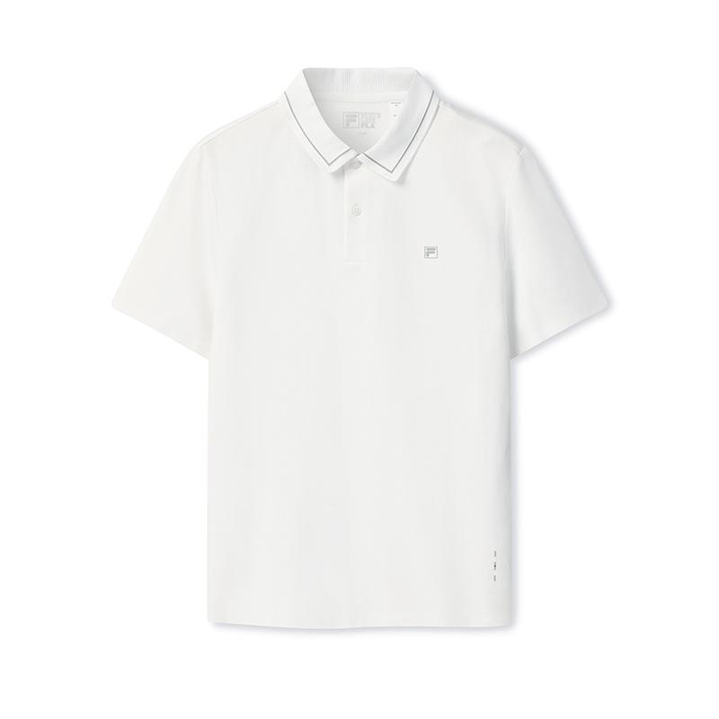 FILA Белая рубашка-поло мужская стандартная белая F11M533109FWT 185/104A/XXL