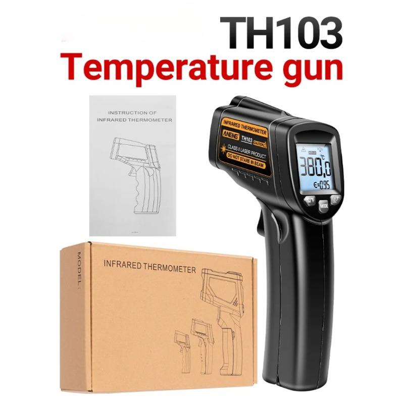 TH103  Infrared Laser Temperature Gun -20°C~380℃ IR Termometro Gun Sensor Testers NonContact Laser Temperature Gauge Tools