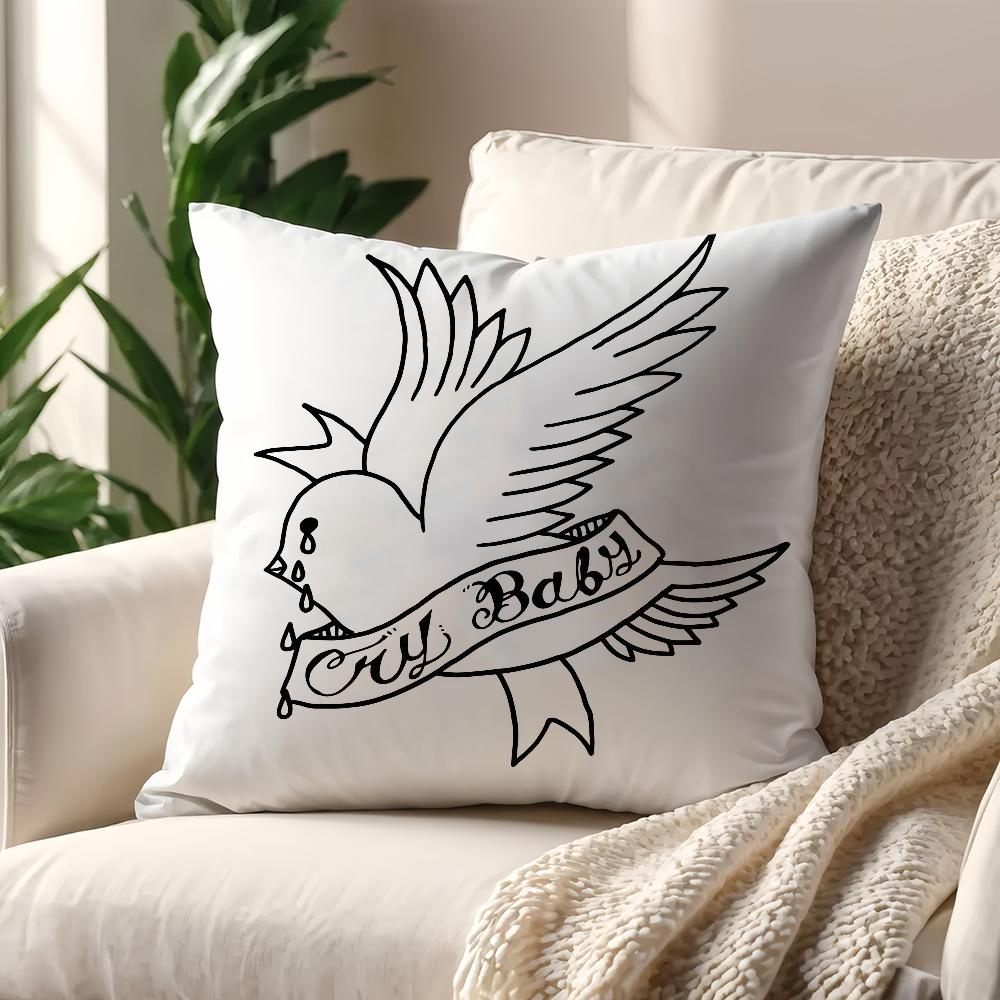 Singer LLil PPeep Cushion Cover For Pillow Printing Sofa Decoration Home Car Room Coffee Shop Office Nordic Simplicity