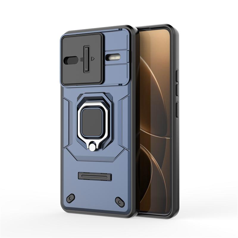 Shockproof Case For Xiaomi Poco F7 Ultra Case Poco F7 Ultra F7 Pro Ring Holder Magnetic Cover For Poco F7 Ultra Push Window Case