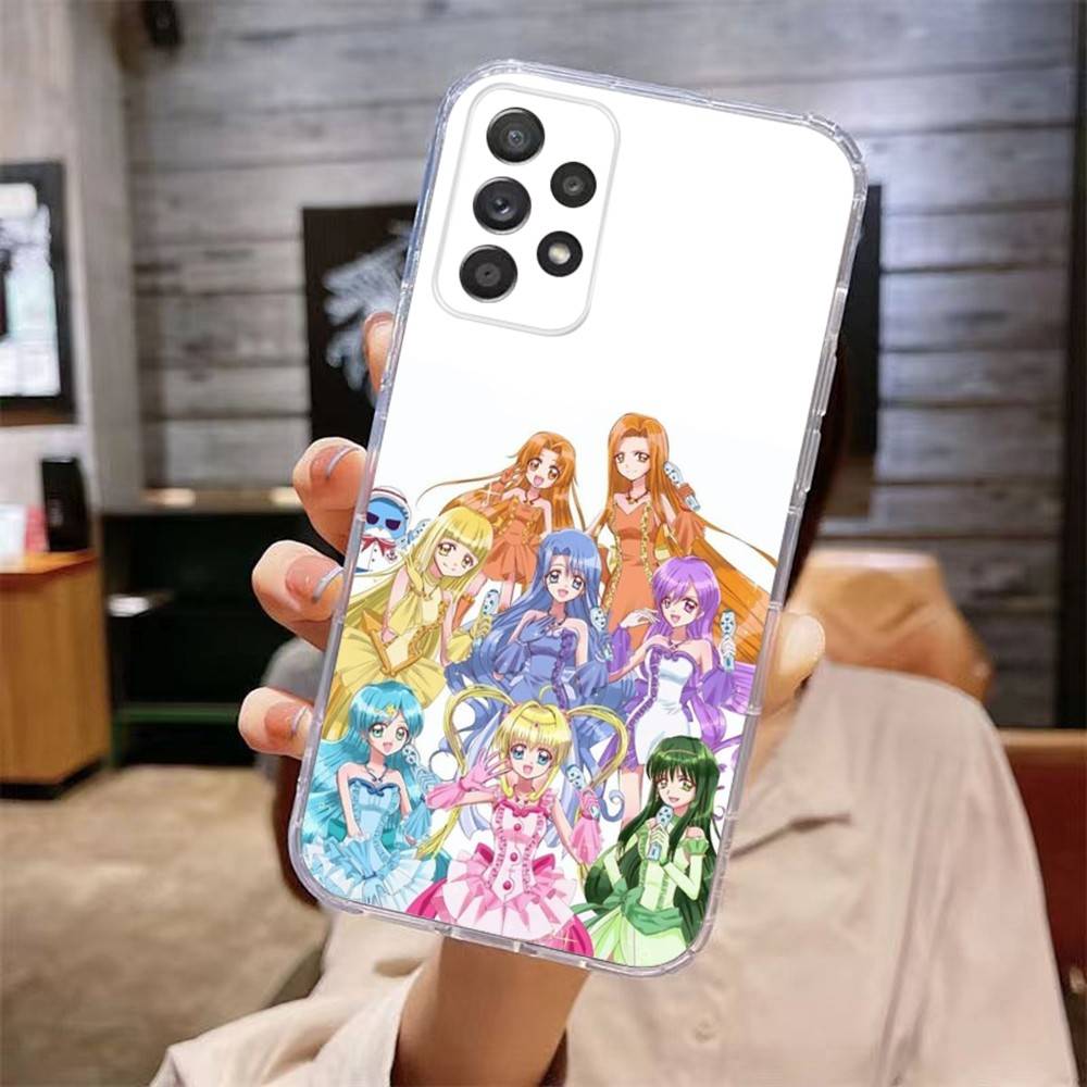 

Mermaid Melody Pichi Pitch Phone Case For Samsung Galaxy A,71,70,52,51,40,31,50,50S,30S,21S,12,10,Note20ultra Transparent Cover samsunga714g