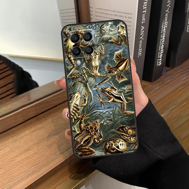 Vintage Retro Frog Mushrooms Case For Samsung Galaxy M13 M53 M51 M31 M11 M14 M34 M54 M12 M32 M52 M16 M36 M56 M15 M35 M55