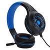 Gaming Headset 40mm Wired Stereo Headphone with Cool LED Light Microphone for PC Laptop