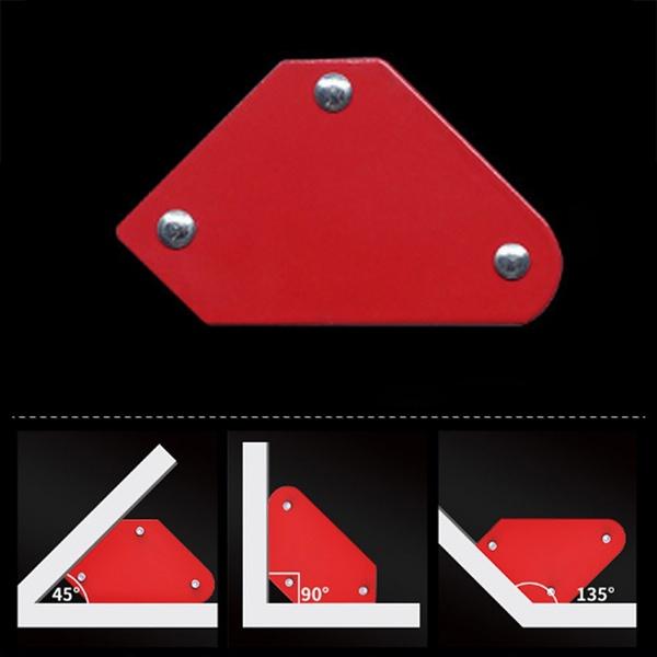 1/2/4/6 PCS 9LB Angle Soldering Locator Magnetic Magnet Corner Arrows Welder Welding Holder 45/90/135 Degree Angle Soldering Fixing Tool