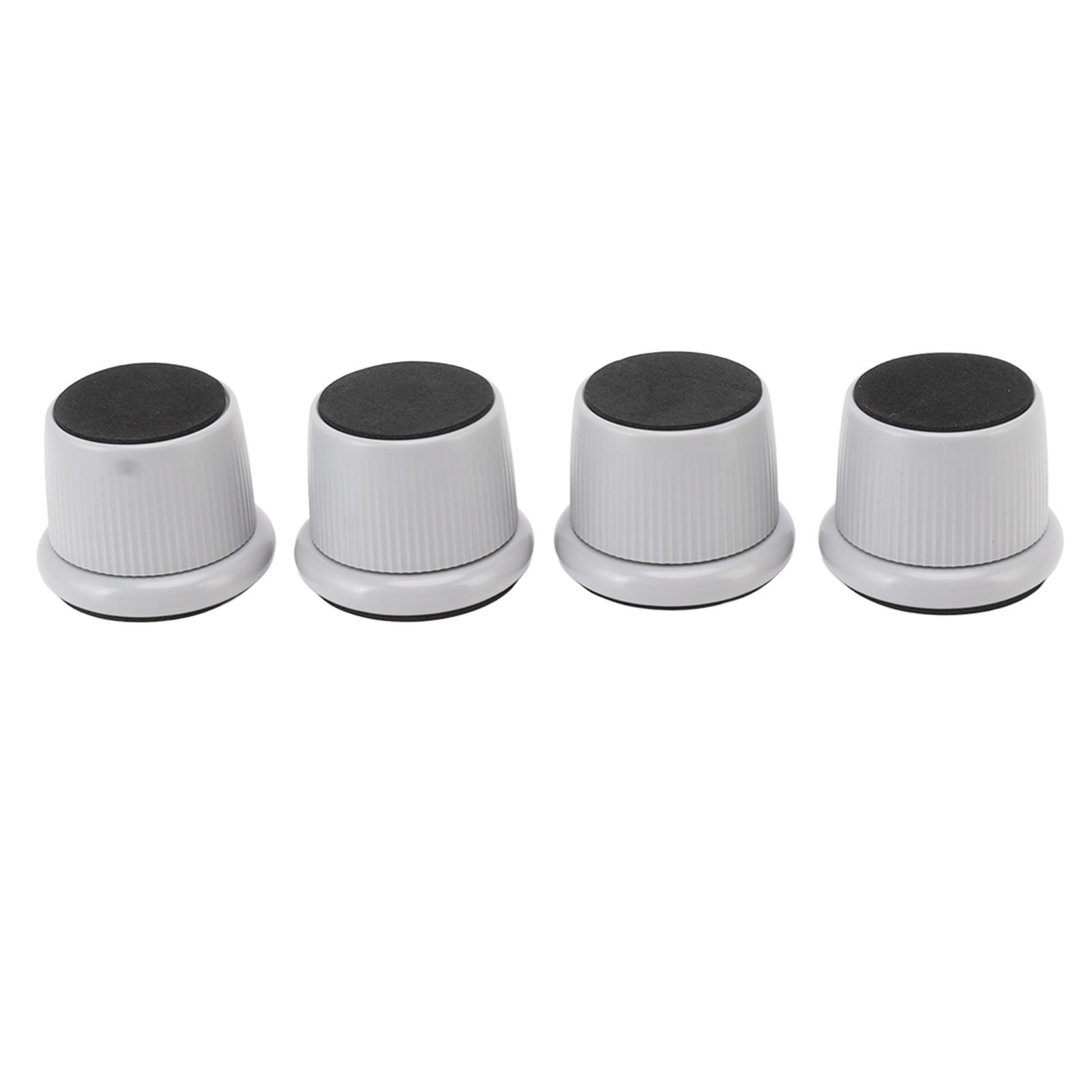 

4Pcs Height Adjustable Furniture Riser Wear Resistant Non Slip Furniture Pads for Coffee Machine Sofa серый