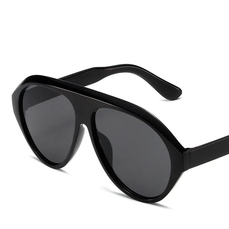 Fashion Pilot Sunglasses  Vintage Gradient Outdoor Sun Glasses Trendy Korean Oversized Eyewear Decorative Shades