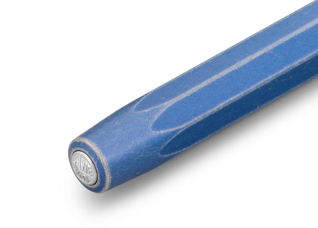 Kaweco Ballpoint Al Sport Stonewash Officially Imported Water-Based Pen, Blue, ALRB-SL,