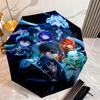 Fantasy Heroes Automatic Umbrella - Suitable Travel Portable Umbrella Outdoor Sun Shading Umbrella Suitable For All Seasons