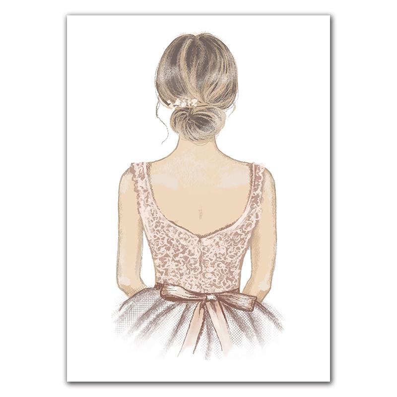 Девушка Настенная картина на холсте Роза Одуванчик Любовь Цитата Плакаты на скандинавскую тему и принты настенные панно для декора гостиной HD2947 21x30cm no frame