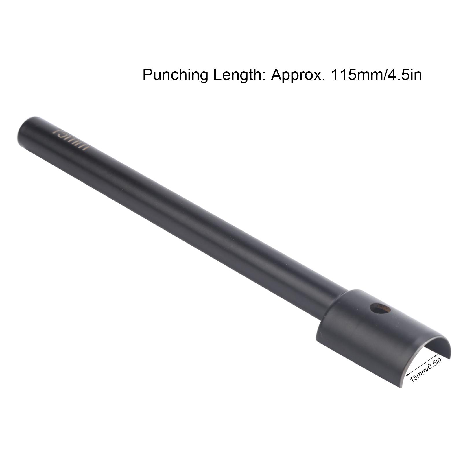 

HalfRound Punch Cutter for Crafting Strap Belt Craft Handwork Project Leather Tools(Dia 15mm )