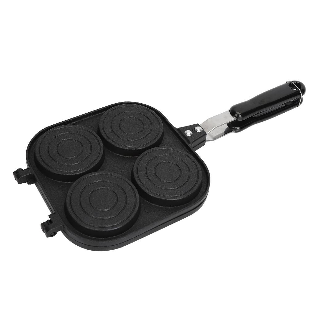 Double Sided Pancake Pan Anti Stick Coating Aluminum Alloy Multifunctional Double Sided Sandwich