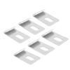 10pcs Greenhouse Base Clips Sliver Metal Fixings Attaches Kit Tool