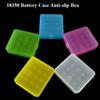 Coloful Battery Case 4 AA AA Battery Holder Storage High Quality Battery Box  18350 Battery Holder