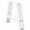 Vidaxl Coffee Table Legs, 2 Pcs, White, 30X(30-31) Cm, Steel