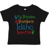 Inktastic Idaho Grandma Grandpa Loves Me Toddler T-Shirt Grandchild Childs State