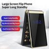 1 Set M2 Handphone Flip Celular Dual-SIM Dual-Standby Large Screen Long Standby