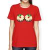 1Tee Womens Loose Fit Christmas Puddings Boobies T-Shirt