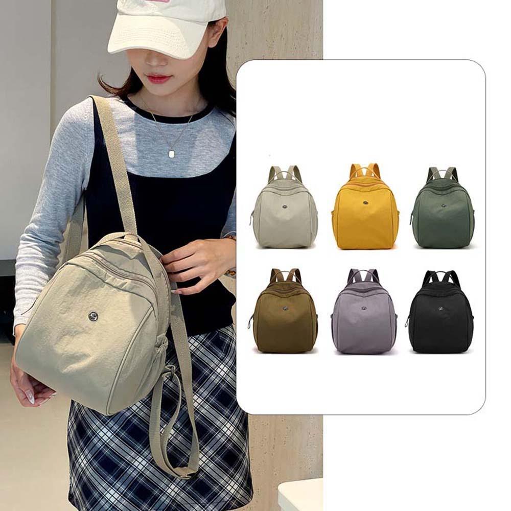 Anti-Splash Water Casual Daypack Japanese Style Shoulder Pouch Oxford Cloth Backpack  Men