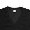 Men's V-neck Slim Fit Corduroy Casual Short Sleeve T-shirt, Solid Color