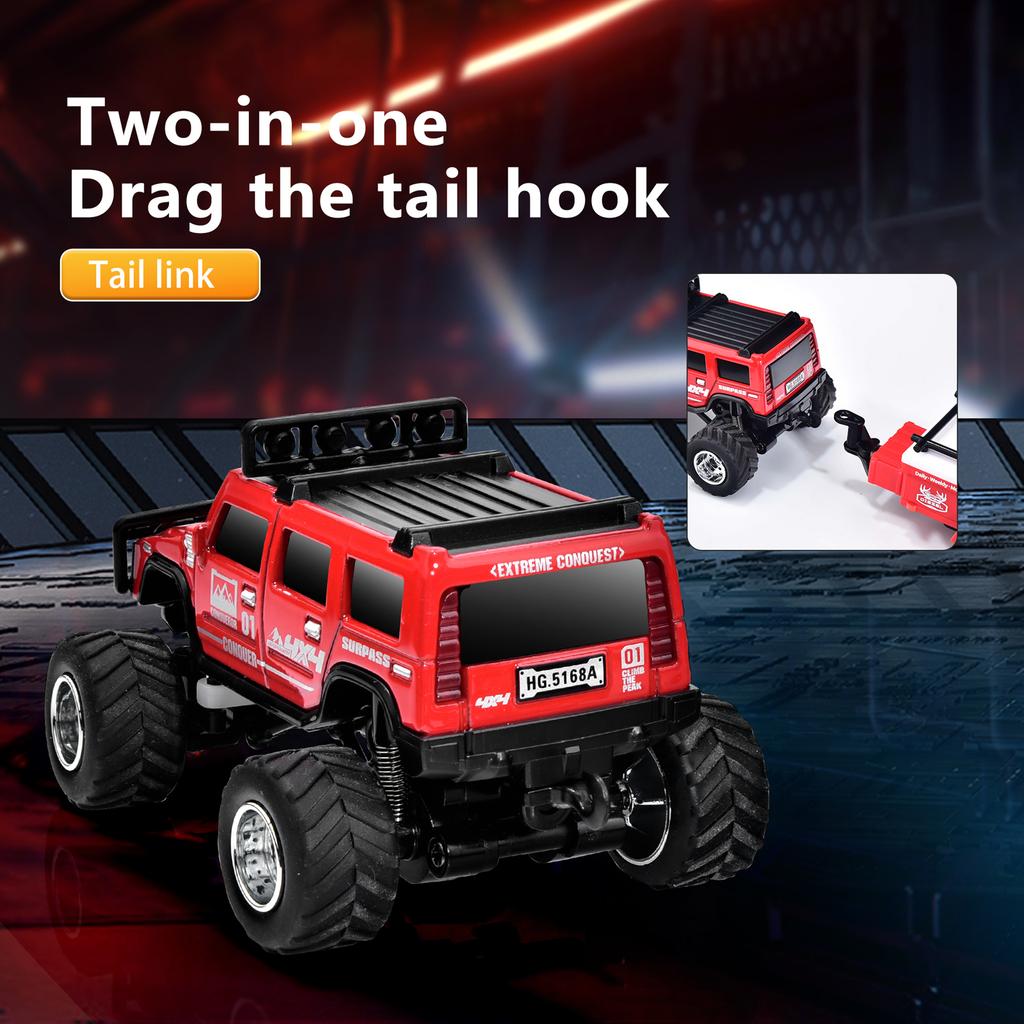 Road Remote Control Car With Adjustable Speed, Lights And Absorbers, Can Be Connected To Mobile Phone Control