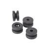 4Pcs Rubber Grommets Quick Release Base Pads Fixing Spacer for Motorcycle Trunks with Antislip Design
