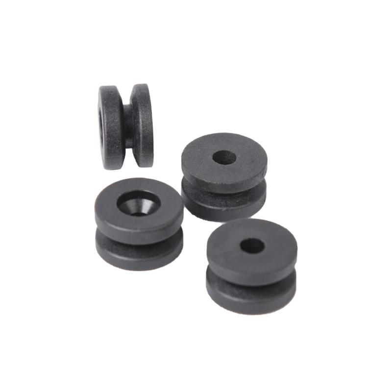 4Pcs Rubber Grommets Quick Release Base Pads Fixing Spacer for Motorcycle Trunks with Antislip Design