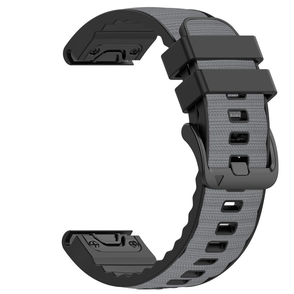 QuickFit 22/26mm Strap for Garmin Epix Pro/fenix 8 7 7X Pro Leather Silicone Watchband Forerunner 965 970 Enduro 3 Sport Bracele