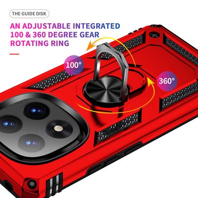 Pro Xiaomi Redmi Note 14 Pro+ 5G Pouzdro PC + TPU Kryt telefonu s podpěrou