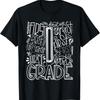 1St Grade Typography Team First Teacher Back To School T Shirt