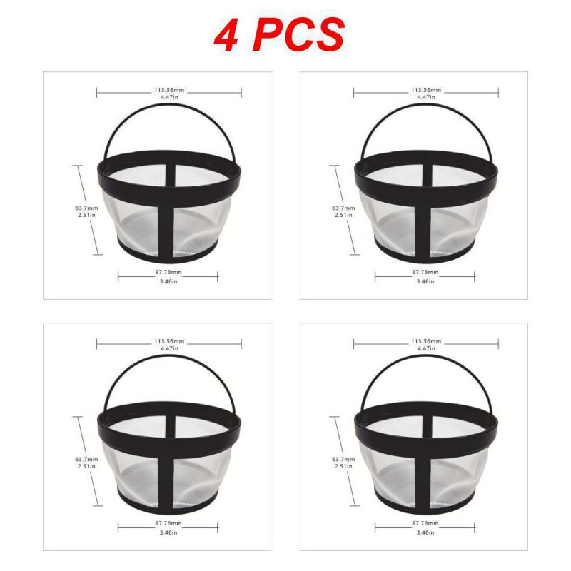 Kitchen Gadget Coffee Machine Strainer Mesh Brewer Tool Coffee Filter Coffee Maker Accessories Refillable Basket Cup Style