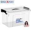 SPACEXPERT Clear Plastic Storage Box with Handles