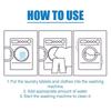 Eco-Friendly Laundry Detergent Sheets  Gentle Stain Removal, Vibrant Color Protection, Long-Lasting Fragrance, Easy No-Mess Use, 30 Sheets