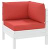 Pallet Cushion Set 3 Piece Red Oxford Fabric