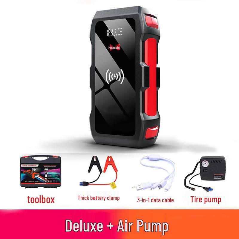 12V High-Capacity Car Jump Starter & Wireless Power Bank M10