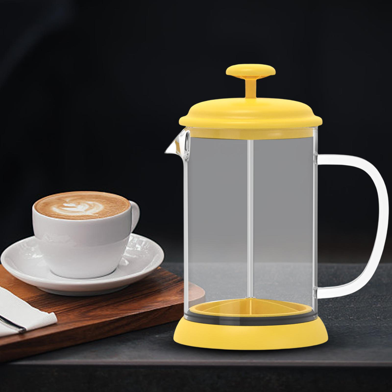Стеклянный кофейник из боросиликатного стекла 800 мл, высококачественный, с чайником из нержавеющей стали, роскошный