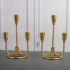 Retro 3 Arm Iron Candelabra Taper Candlestick Candle Holders For Table Centerpiece And Ambients Lighting Home Decoration
