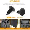 GOOACC GRC-18 100 Stück 7mm 8mm 10mm Nylon-Druckspreiznieten Ersatzkit, Stoßfängerbefestigung Nietenclips GM 21030249 Ford N807389S