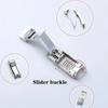 904L Stainless Steel Buckle for Rolex Rubber Watch Strap Clasp for Daytona Double Convex Adjusted Folding Buckle 9mm
