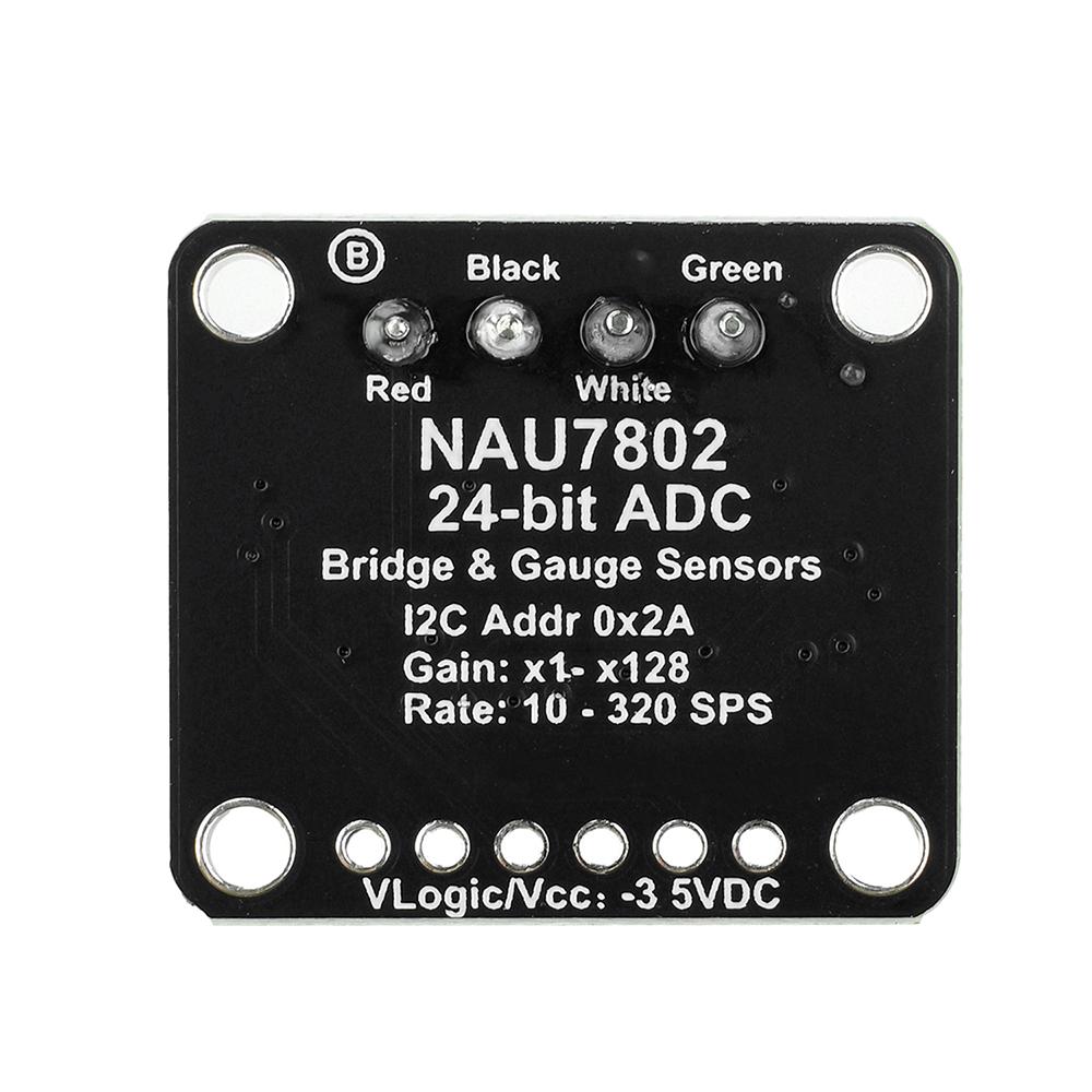 NAU7802 24-Bit ADC Module High-Precision Data Conversion STEMMA QT/Qwiic 2 Channel Differential Input PGA Pressure Sensor Module