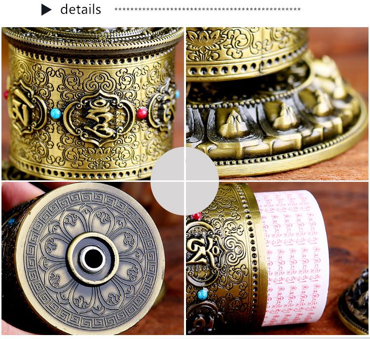Home Decoration Finger Prayer Wheel Tantric Practice Tools Creative Buddhism Supplies Car/ Home Room Decor Accessories
