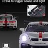 1/32 Porsche 911 GT3 RSR mașină sport de jucărie din aliaj, turnat sub presiune, model la scară, simulare, curse, tragere înapoi, suspensie de roată, jucării de colecție pentru băieți