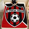 FC Spartak Trnava,pattern Flannel Blanket, High quality Comfortable for All Seasons, Home Decor, Warmth and Comfort, Perfect for Gifts.